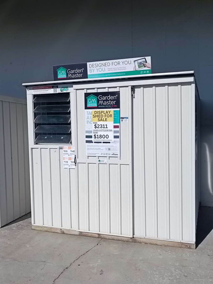 Backyard storage shed reference