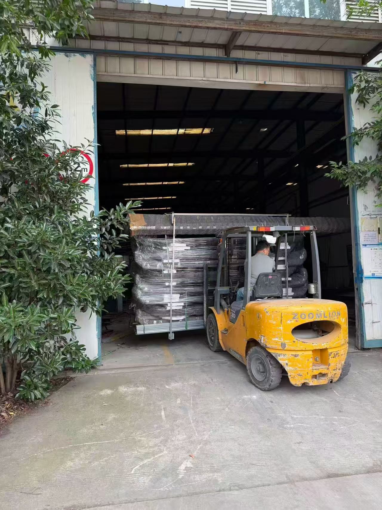 Protected components prepared for factory handling